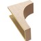 Ekena Millwork 7"W x 14"D x 21"H Classic Stockport Rough Cedar Woodgrain TimberThane Corbel, Primed Tan CORUR07X14X21STORCPR - alternate 4